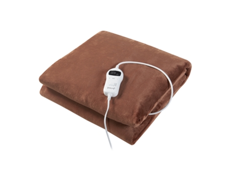 Manta eléctrica Archi 10 niveles de calor 120W Vlies 200x150 cm - Marrón [en.casa]
