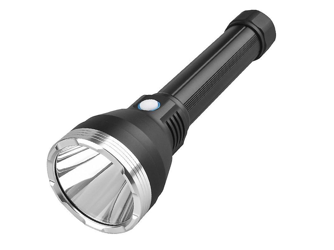 Linterna portátil, compacta, resistente al desgaste, práctica y duradera, para senderismo, camping, color negro Yizhood
