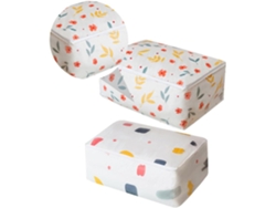 Juego 2 Bolsas Almacenamiento Edredones Peva Transpirable Oxford Duradera Contenedor Grande Prueba Polvo