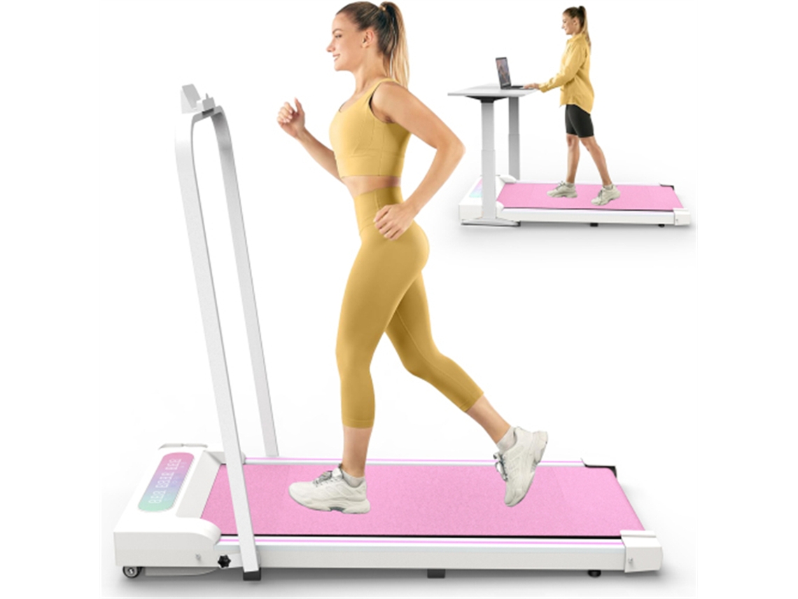 Cinta de correr plegable para uso doméstico y de oficina, motor de 2,5 caballos de fuerza, velocidad de hasta 8 km/h | BAGOLY