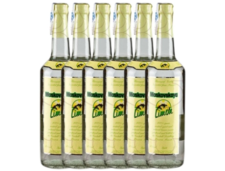 Vodka MOSKOVSKAYA Moskovskaya Lemon (0.7 L - 6 unidades)