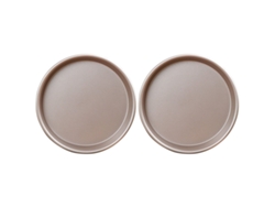 Bandeja redonda antiadherente de acero al carbono para hornear, bandejas versátiles para distribuir el calor y diseño apto para horno, bandeja para pizza