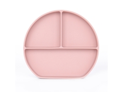 Platos de silicona para bebé sin BPA con diseño dividido, utensilios de alimentación infantil