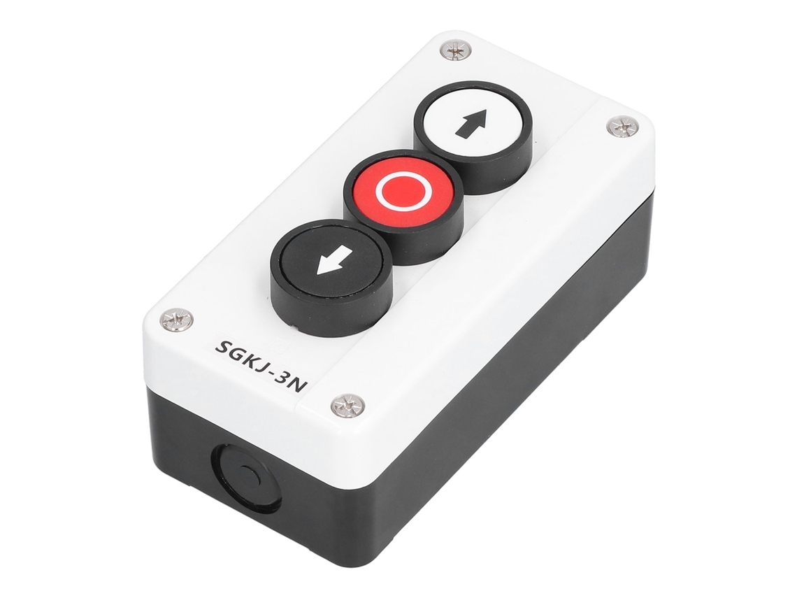 Caja De Control Con Botón Momentáneo Para Cabrestante, Puerta Enrollable Y Elevador De Camiones Sgkj-3n