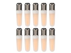Rebe-10 Piezas Bombilla B15 3w Blanco Cálido Para Lámpara De Techo Candelabro Accesorios De Iluminación Hogar Ac110v