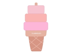 Flamingueo Juego Hinchable Lanzamiento De Anillas Helado Pvc Azul