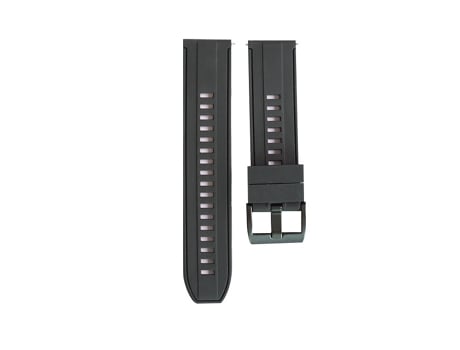 Pulseira de silicone para Huawei Watch GT2E/GT2 46 mm/GT 46 mm Negro