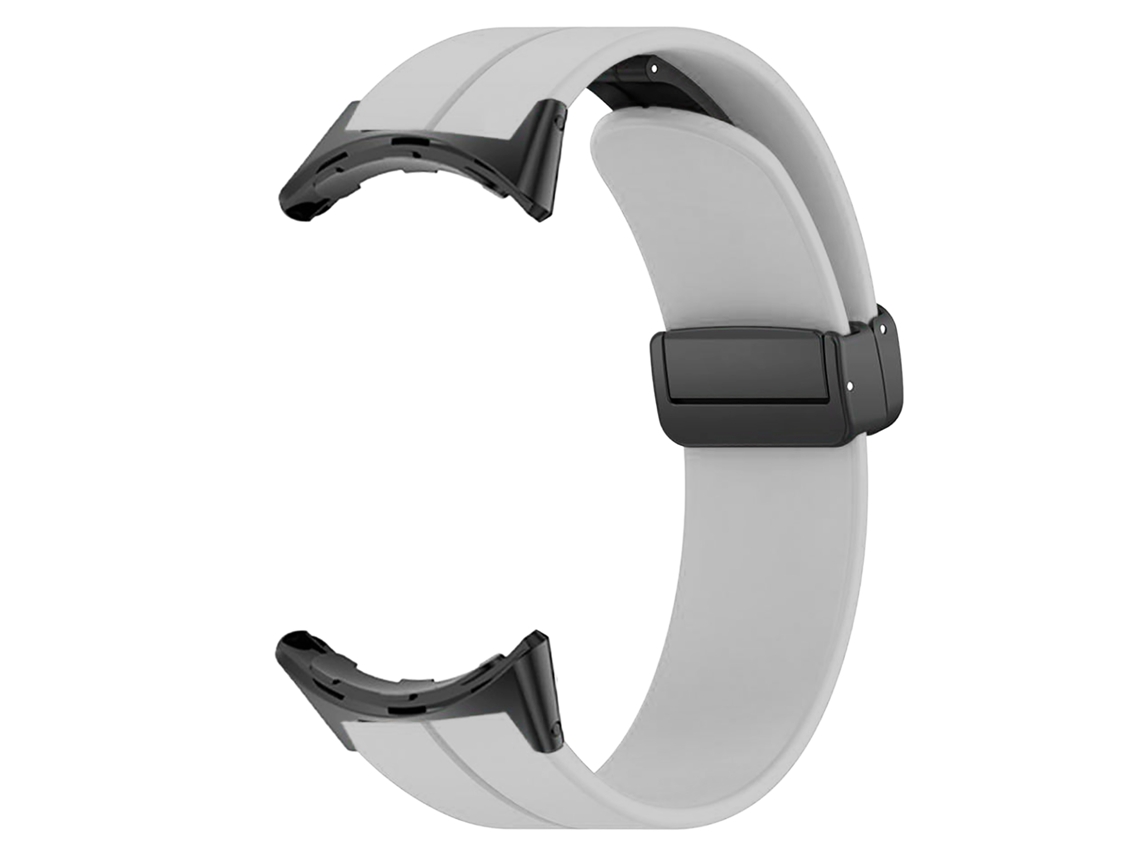 Correa De Silicona Y Aleación Magnética Para Google Pixel Watch 2 - Gris