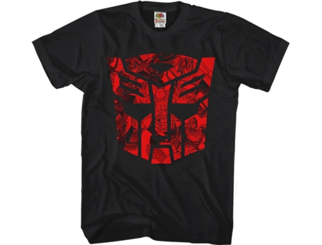 Camisetas Unisex DEEPSTONE Autobot Logo Illustrations Transformers Negro (XXL)