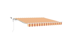 Maison Exclusive - Toldo Retráctil Amarillo Y Naranja 300 X 250 Cm