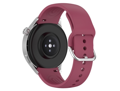 Correa de Silicona ajustable con hebilla de 22mm en forma de arco para Xiaomi Watch S2/S1/S1 Pro - vino tinto