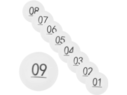 Juego De 50 Bolas Blancas Numeradas Reutilizables Para Juegos De Fiesta Y Lotería.