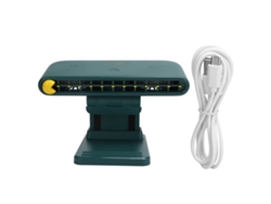 Ventilador De Escritorio Pequeño, Ángulo Ajustable De 120°, 3 Velocidades, Recargable Por Usb Con Soporte Para Teléfono Móvil.