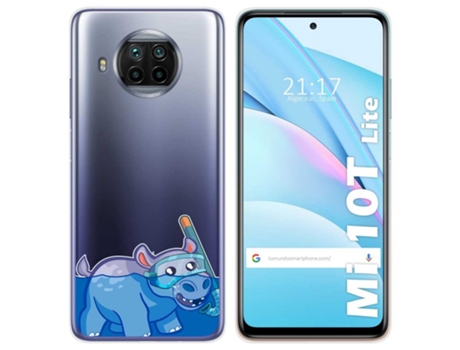 Carcasa Xiaomi Mi 10T Lite TUMUNDOSMARTPHONE Dibujos Transparente Multicolor