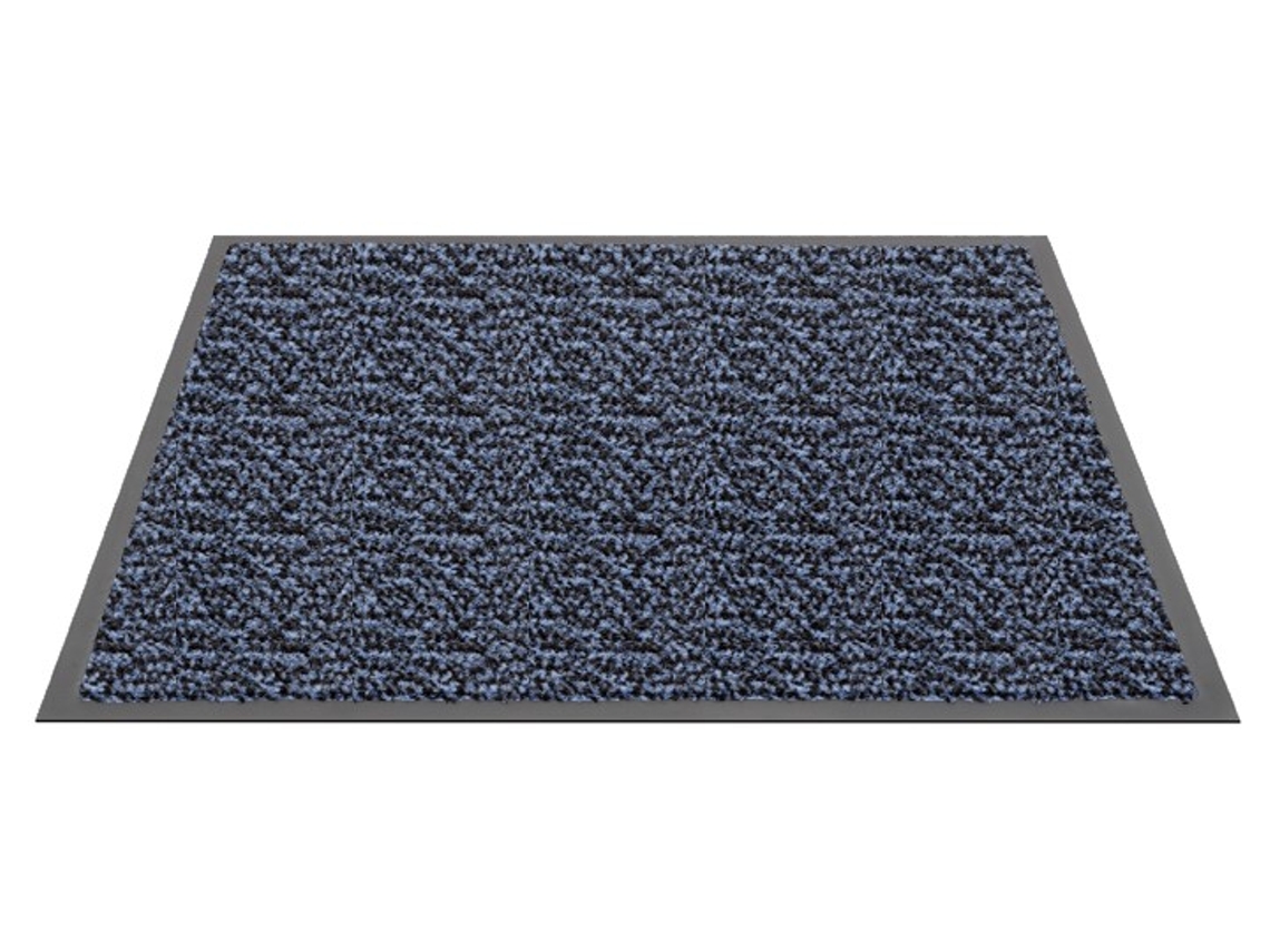 Alfombra de entrada azul HAMAT (135 x 200 cm)