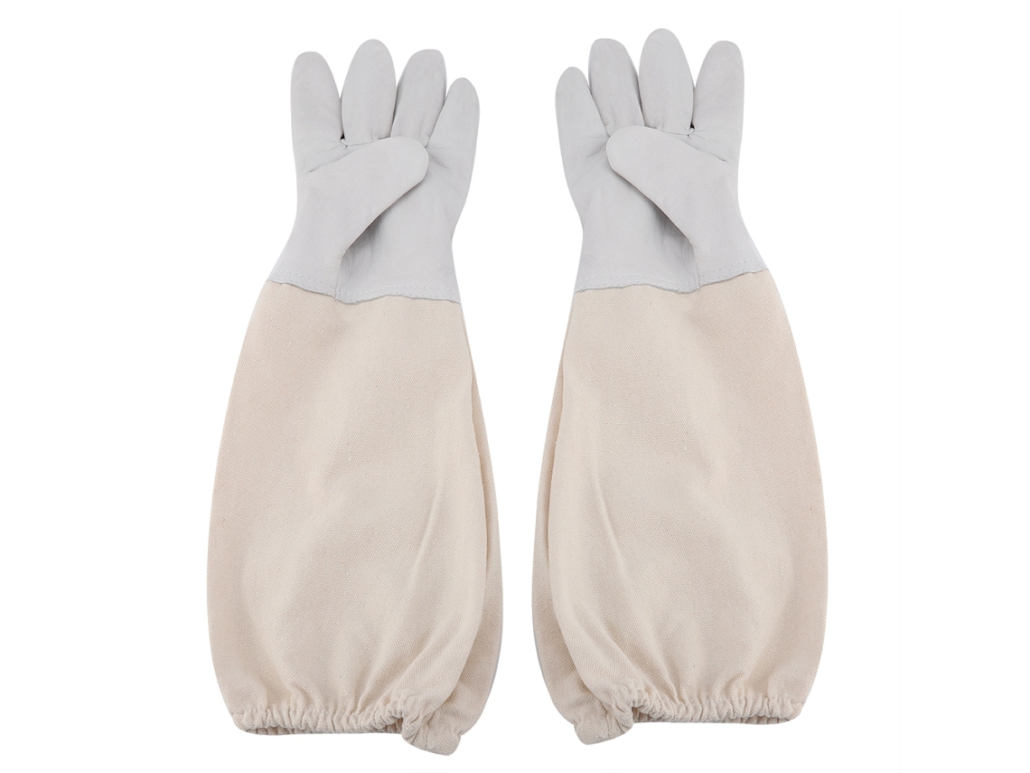 Guantes Protectores De Lona De Manga Larga Para Apicultura, Para Principiantes, Talla Xxxl.