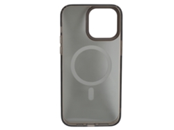Capa De Telefone Transparente Magnética Anti-queda Grip Confortável Para Iphone 14 Pro Max Diy Proteção Total