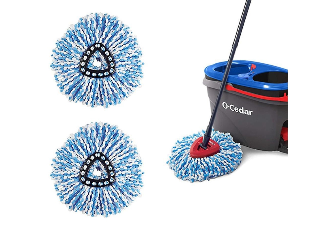 Paquete de 2 fregonas giratorias Cedar Easywring Rinseclean compatibles con Hvorstur