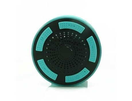 Altavoz de ducha Altavoz Bluetooth resistente al agua Radio de ducha inalámbrica certificada Ipx7 con subwoofer de sonido de alta definición BISBIS...