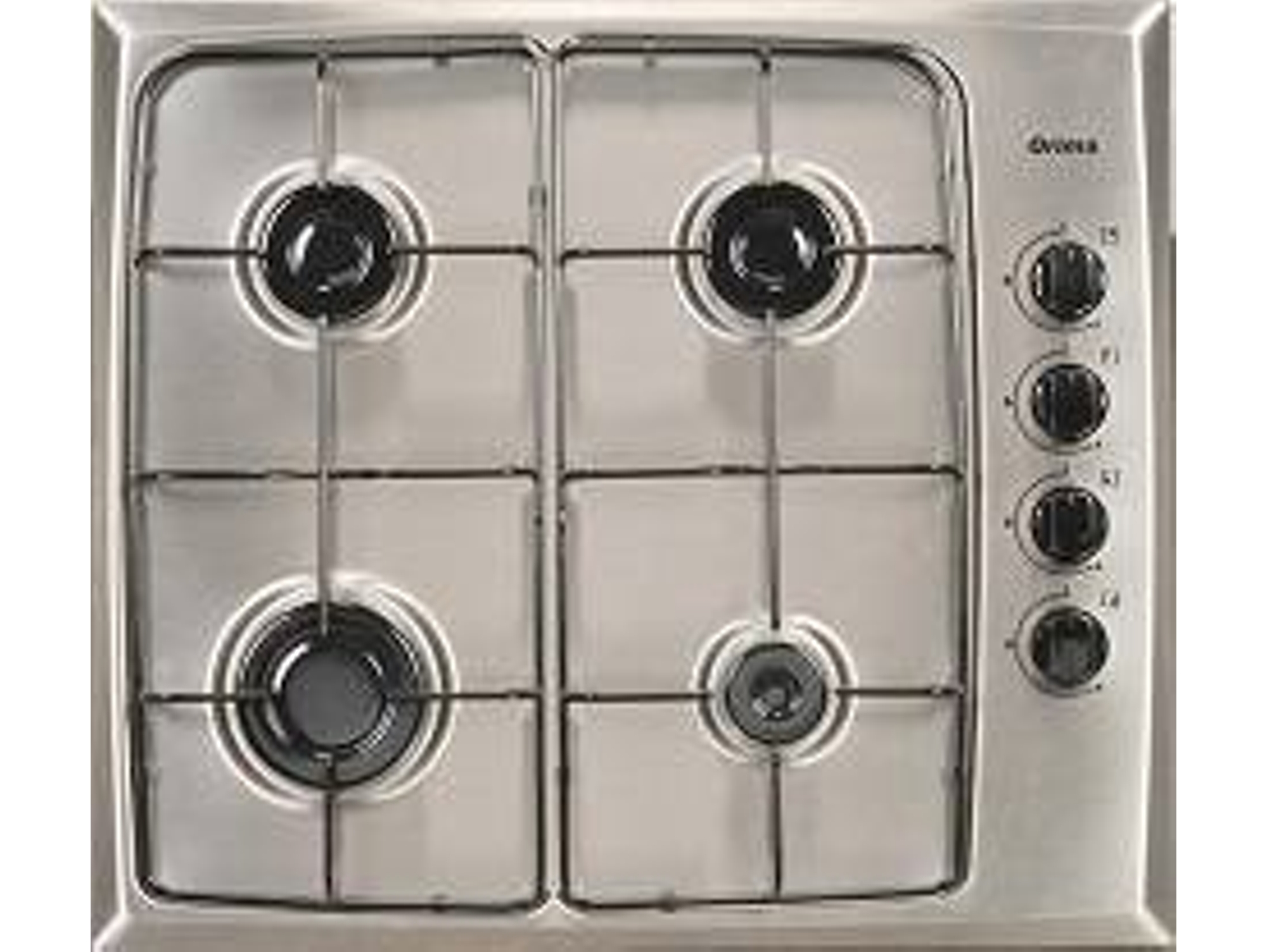 Placa de Gas ORIMA ORP-40-SX 4G (Gas Butano-Propano - 58 cm - Inox)