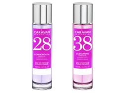 Set de 2 Perfumes CARAVAN Mujer Nº38 y Nº28