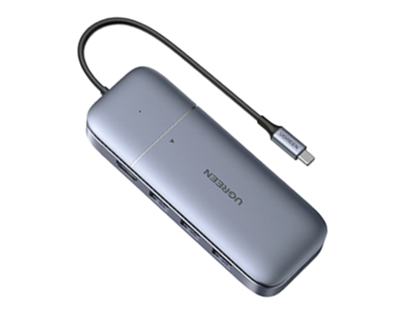 Hub UGREEN 40112 Cm296 M.2 Sata Tipo-C a HDMI 3Usb3.0 Pd100W para Huawei Mate40/P50 Samsung S20