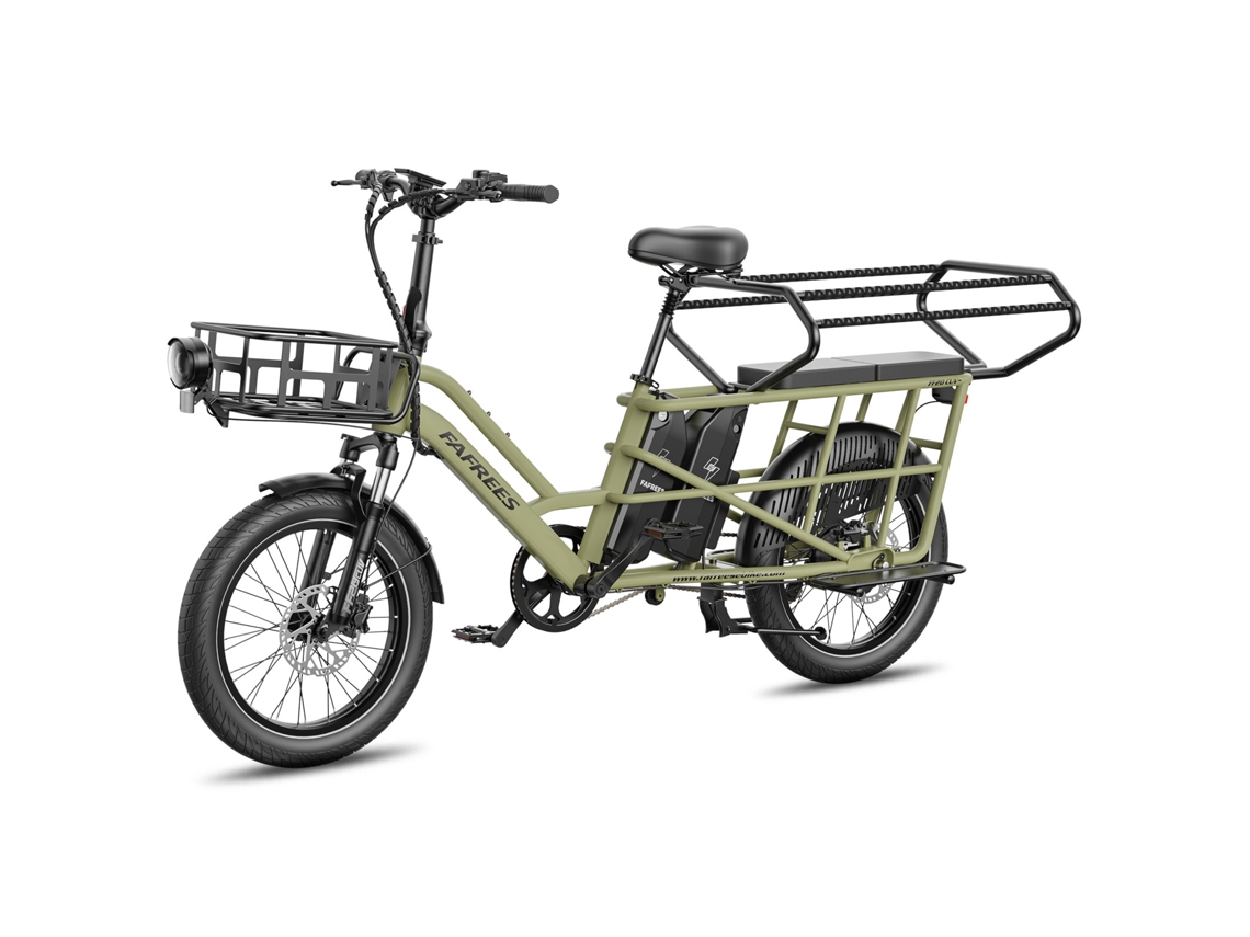 Fafrees Ff20 Cuv Bicicleta Eléctrica Modular De Cola Larga – Batería Doble De 30 Ah, Frenos De Disco Hidráulicos