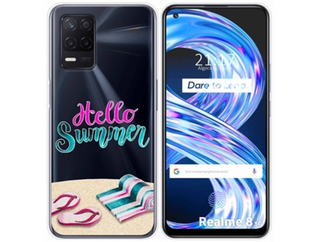 Carcasa Realme 8 5G / Narzo 30 5G TUMUNDOSMARTPHONE Dibujos Transparente Multicolor