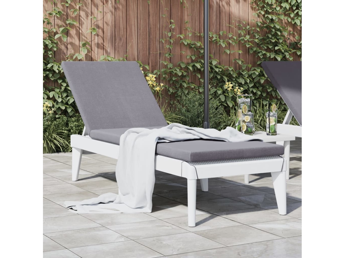 Tumbonasilla De Pp Blanco 186x60x29 Cm Wsd47190