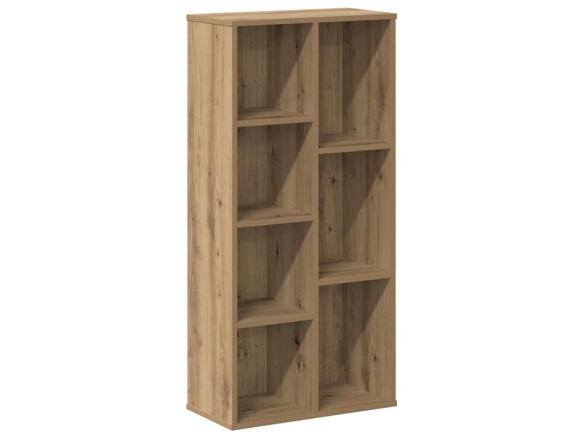 Maison Exclusive - Estantería De Madera De Ingeniería Roble Artesano 50x25x105 Cm