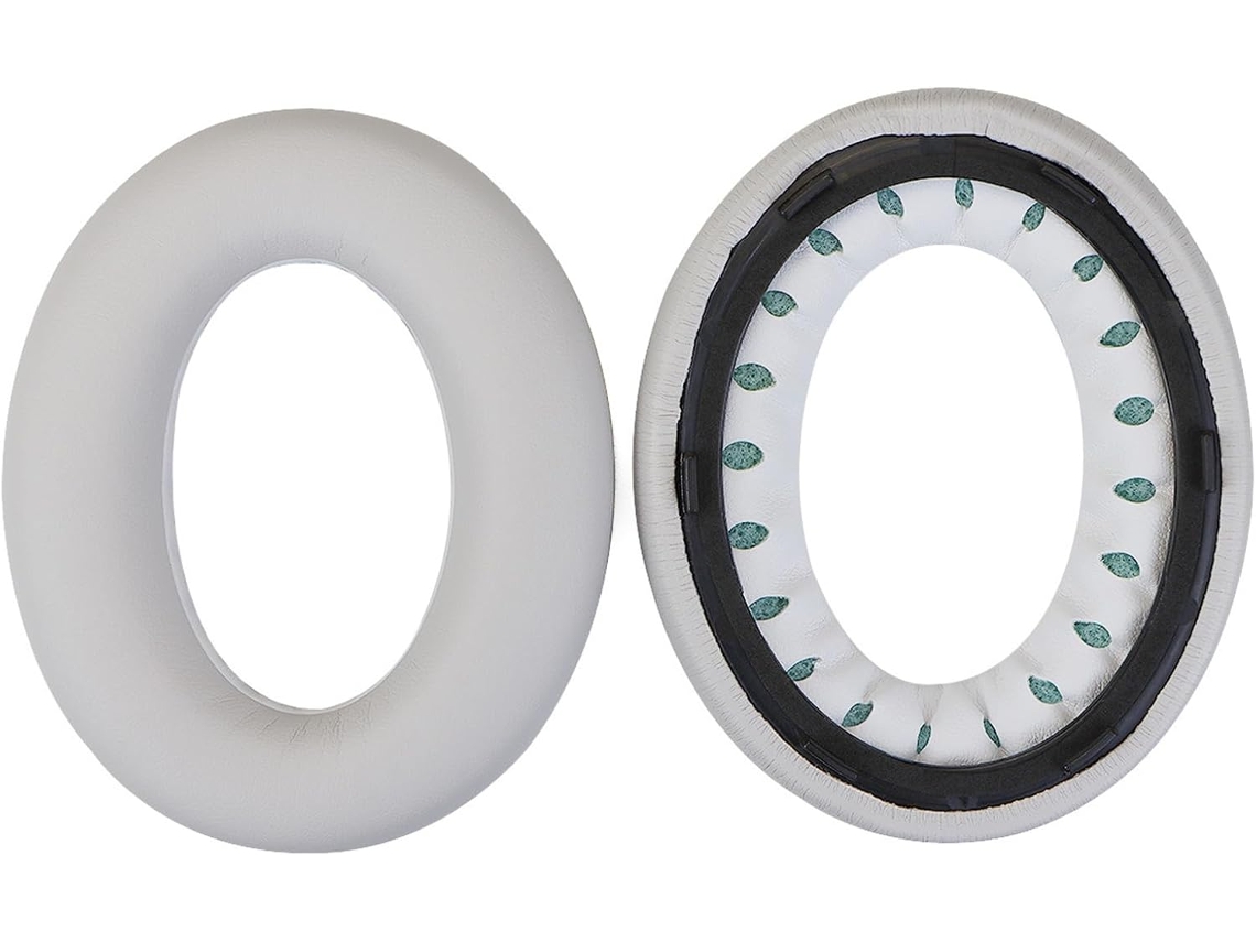 par de almohadillas gruesas, transpirables y con aislamiento de ruido para auriculares, color negro, SFUSHOS