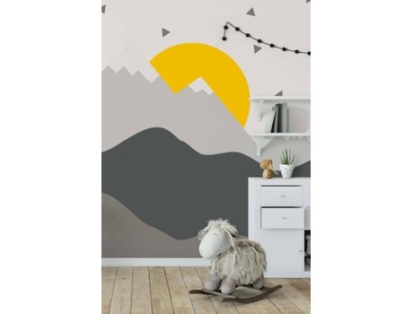 Papel de Pared SOKIOS (220 x 300 - Tejido - Multicolor)