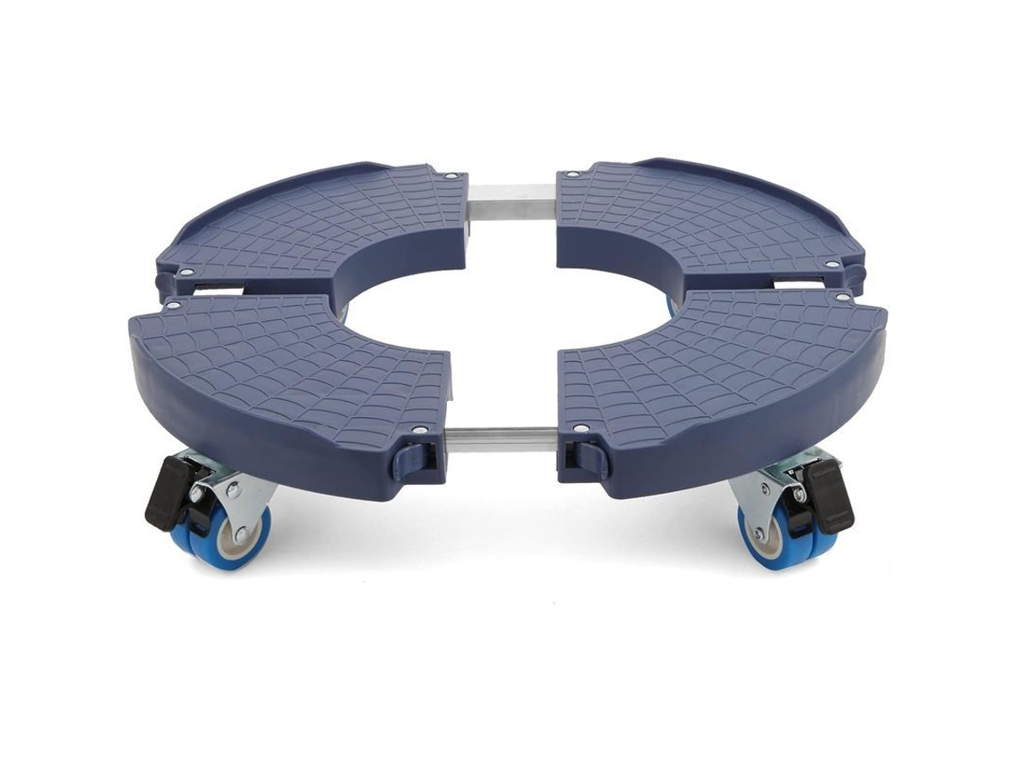 Soporte Para Plantas Con Ruedas Giratorias De 360°, Capacidad De 200 Kg, Bandeja Ajustable De Ø 40-54 Cm.