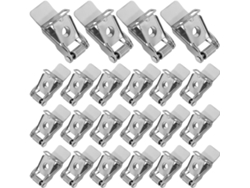 40 Piezas, Te, Metal, 40 Piezas Clips De Resorte Para Focos Empotrados Soportes De Metal Resistentes Para F