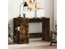 Escritorio | Mesa | Mesa de escritura 102x50x75 cm Fabricado en madera de roble ahumado