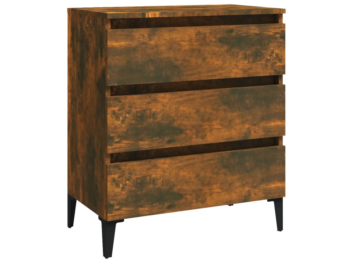 Aparador de roble ahumado MAISON EXCLUSIVE Derivados de madera 60x35x69 cm