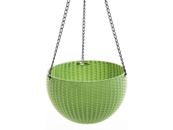 Macetero De Pared De Resina Con Diseño De Ratán, Para Plantas De Interior Y Exterior Y Para Jardinería.