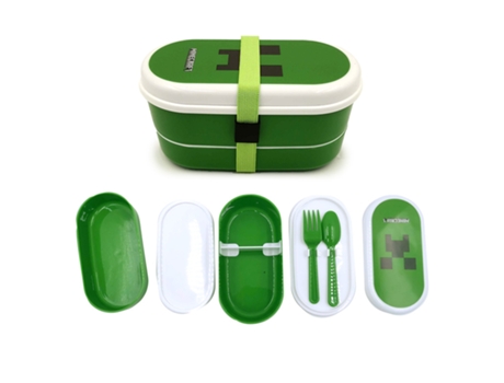 Caja de Aperitivos con Accesorios - Minecraft