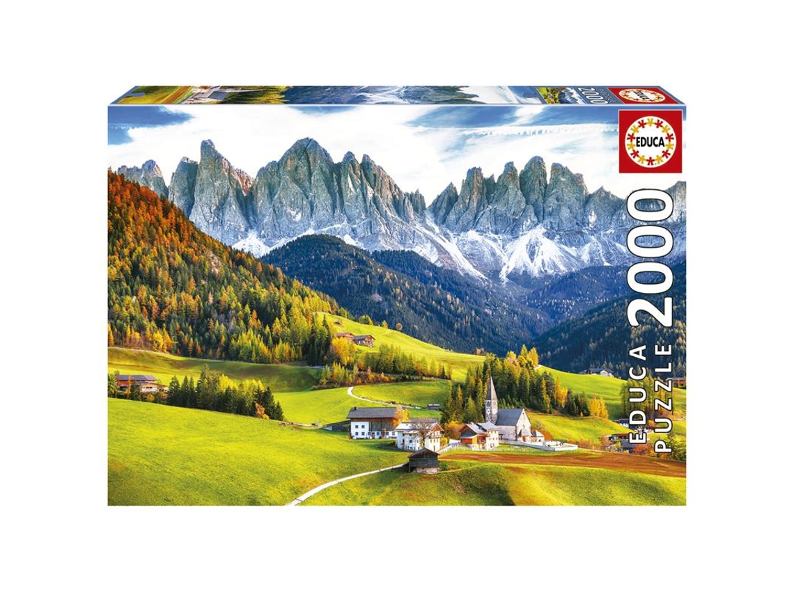 Puzzles 2D EDUCA Otoño en las dolomitas (Edad Mínima Recomendada: 14 años)
