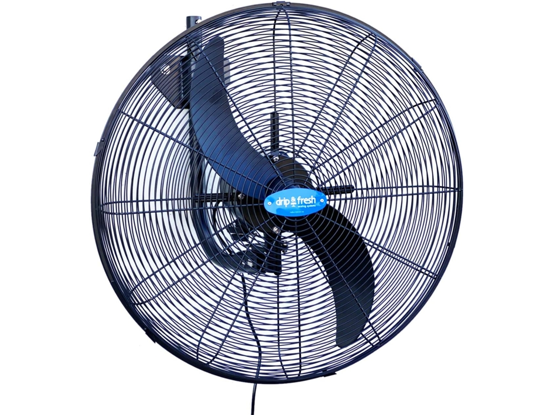 Ventilador de pared de 2 aspas y 24 W, IP55, Dripfresh, 200 W