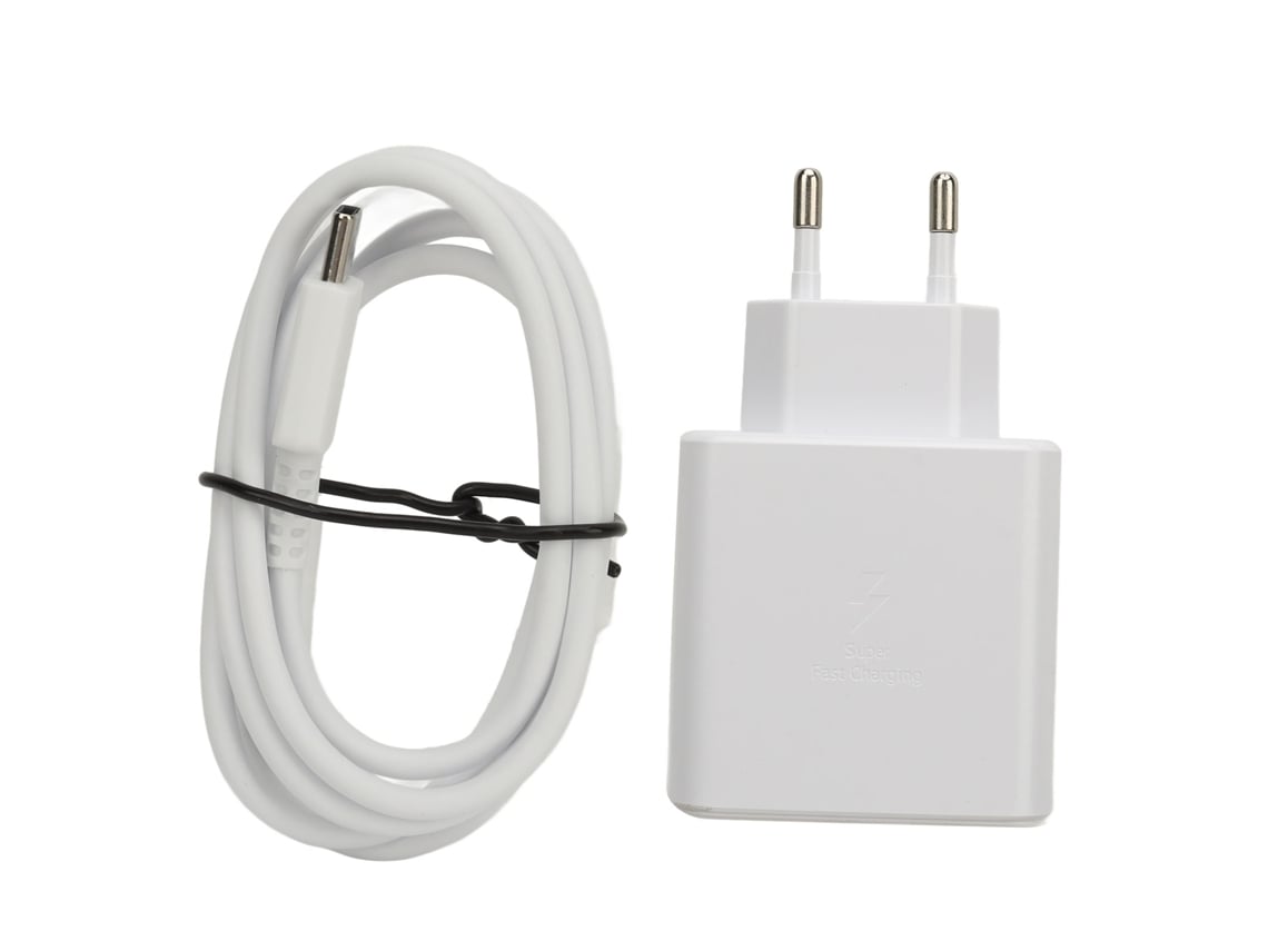 Cargador De Pared Blanco De 45 W Con Cable Usb-c De 1 M Para Smartphones.