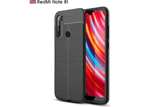 Carcasa Xiaomi Redmi Note 8T Rugged Leather Negro