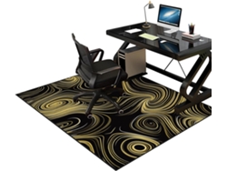 Tapete Protetor Cadeira Antiderrapante 70 X 120 Cm Piso Chão Escritório, Gamer,