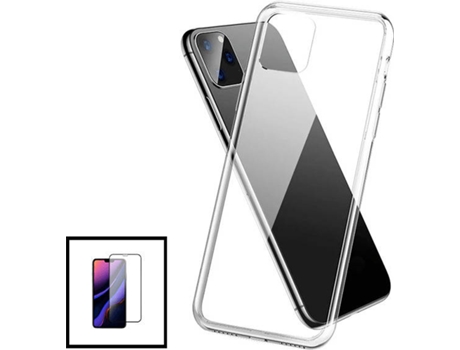 Kit Carcasa + Protector de Pantalla Apple iPhone 11 Pro Max PHONECARE Transparente