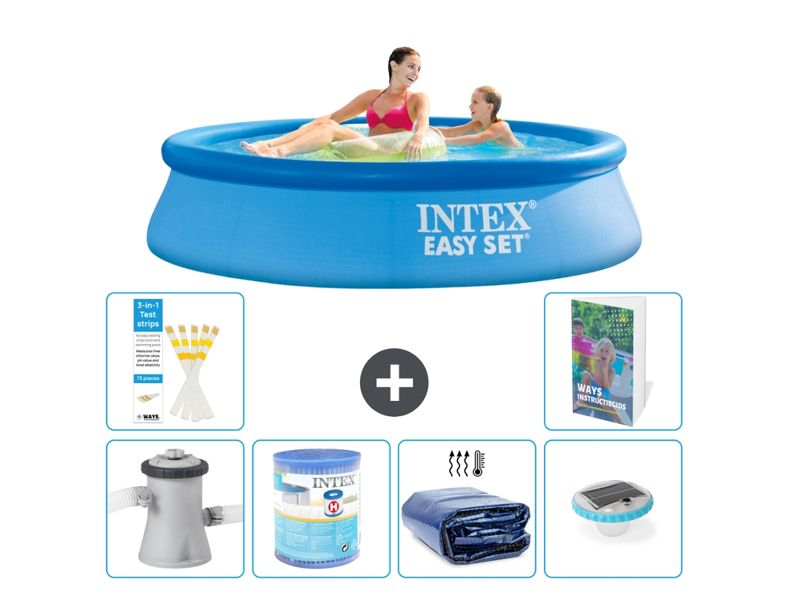 Intex Piscina Easy Set Redonda - 244x61 Cm - 7-peças S275