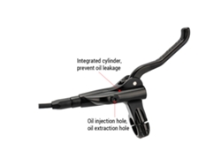 Frenos hidráulicos Rebe-kit para bicicleta de montaña con doble pistón, juego para rueda delantera y trasera izquierda, incluye manguera de aceite especial.