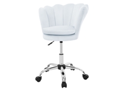 Silla de oficina asiento de terciopelo sillón moderno rosa claro