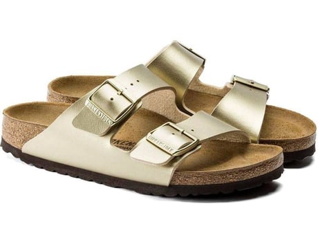 Sandalias BIRKENSTOCK Arizona BF Sintético Mujer (39 - Dorado)