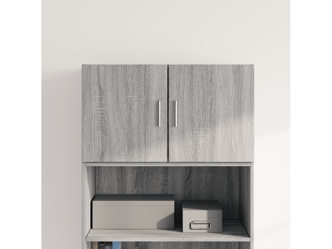 Armario De Pared Madera De Ingeniería Gris Sonoma 70x42,5x40 Cm