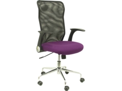 Silla de Escritorio Operativa PIQUERAS Y CRESPO Minaya Morado y Negro (Malla y Tejido)